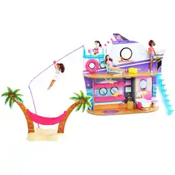 Walmart KidKraft Luxe Life 2-in-1 Wooden Cruise Ship and Island Doll Play Set with 18 Accessories offer