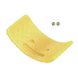 Walmart Balance Seesaw Board Plastic for Kids Toddlers Teens Balance Training Board with Elastic Ball Yellow offer