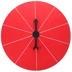 Walmart Red Plastic Prize Wheel for Party offer