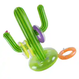 Walmart OUNONA 1 Set Inflatable Cactus Ring Toss Game Playthings Agility Training Game Toys offer