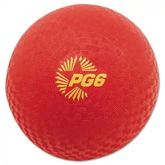 Walmart Champion Sport PG6RD Playground Ball, 6'' Diameter, Red offer