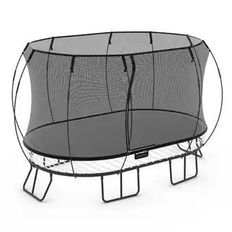 Walmart Springfree 8 x 13 ft Large Oval Trampoline w/ Safety Net & SoftEdge Mat offer