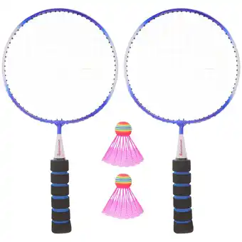 Walmart Masteelf Kids Supplies Light Badminton Racket Balls Racquetball Portable Child Blue offer