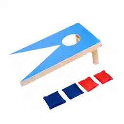 Walmart harayaa Sandbag Throw Game Classic Cornhole Set for Boy and Girls Kids Toss Game blue offer