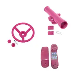 Walmart yotijay Playground Accessories Playground Equipment Set Portable Steering Wheel Swingset B offer