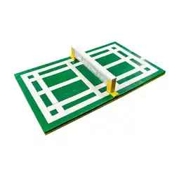 Walmart flameer Badminton Court Model Material Package 3D Badminton Court with Net Miniature for offer