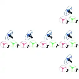 Walmart FRCOLOR 18 pcs Glowing Flying Disc Toys Flying Aerial Disc Launcher Toys offer