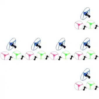 Walmart FRCOLOR 18 pcs Glowing Flying Disc Toys Flying Aerial Disc Launcher Toys offer