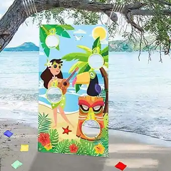 Walmart MALLMALL6 Hawaiian Toss Game, Aloha Party Game, Tropical Luau Decoration offer