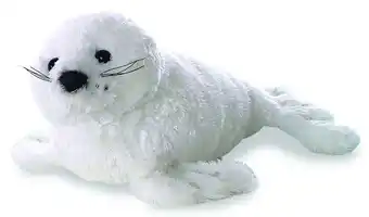Walmart Aurora - Small White Mini Flopsie - 8 Harp Seal - Adorable Stuffed Animal offer