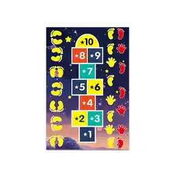 Walmart Kids Hopscotch Play Mat Children Jump Pad Family Kindergarten Indoor Outdoor Q4 T9C6 offer