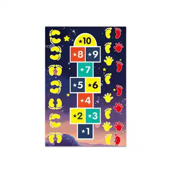 Walmart Kids Hopscotch Play Mat Children Jump Pad Family Kindergarten Indoor Outdoor Q4 T9C6 offer