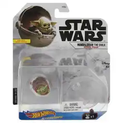 Walmart Hot Wheels Starships Mandalorian The Child Hover Pram Diecast Vehicle offer