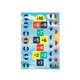 Walmart Kids Hopscotch Play Mat Children Jump Pad Family Kindergarten Indoor Outdoor P4 E7P2 offer