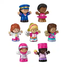 Walmart Fisher-Price Little People Barbie You Can Be Anything Figure Pack, 7-Piece Toddler Toy offer