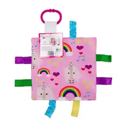 Walmart Baby Jack Learning Lovey Educational Crinkle Tag Toy - Unicorn offer