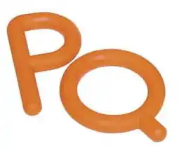 Walmart Speech Pathology Associates 020541 Speech Pathology P & Q Chewy Tube Set, Orange, Set of 2 offer