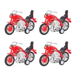 Walmart Masteelf 4Pcs Children Motorcycle Models Pull Back Motorbike Toys Random Color offer