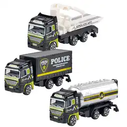 Walmart Fridja Emergency Realistic Car Simulation Alloy Engineering Car Children's Model Toy offer