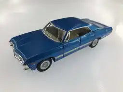 Walmart 5 Kinsmart Chevy 1967 Chevrolet Impala Diecast Model Toy Car 1:43 Blue offer