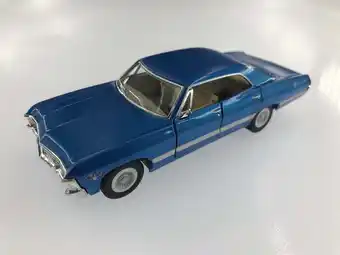 Walmart 5 Kinsmart Chevy 1967 Chevrolet Impala Diecast Model Toy Car 1:43 Blue offer
