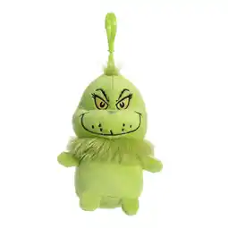 Walmart Aurora - Mini Green Dr. Seuss - 4.5 Squishy Grinch Clip-On - Whimsical Stuffed Animal offer