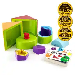 Walmart BEST LEARNING My Geo-Blox Learning Blocks & Geometry to Learn Colors, Shapes for Kids Ages 3+ Years offer
