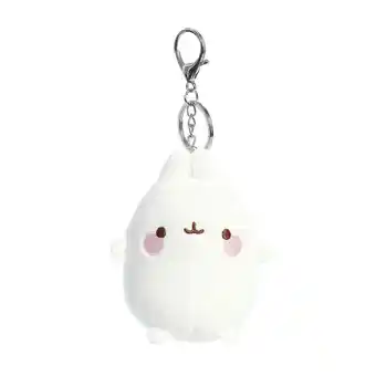 Walmart Aurora - Mini White Molang - 4 Molang Keychain - Playful Stuffed Animal offer