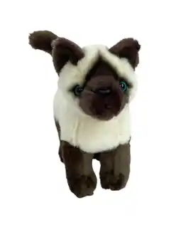 Walmart Auswella Minis Siamese Plush Cat Stuffed Animal Toy for Children offer