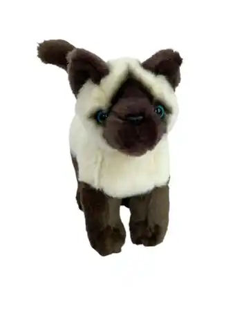 Walmart Auswella Minis Siamese Plush Cat Stuffed Animal Toy for Children offer