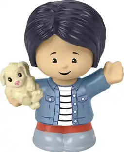 Walmart Fisher-Price Little People Woman with Puppy Figure for Toddlers & Preschool Kids offer
