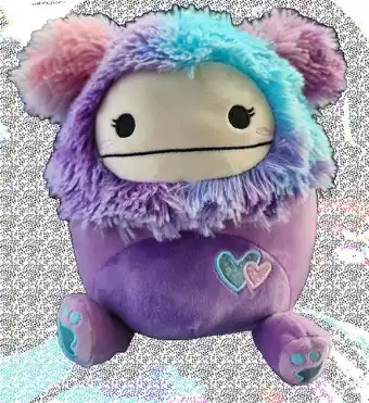 Walmart Squishmallows Eden the Bigfoot Valentine's Day Exclusive Plush Toy for All Ages, 8 Inch, Polyester offer
