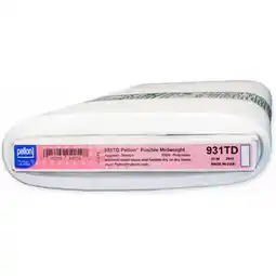 Walmart Pellon 931TD Fabric Interfacing, White 20 x 10 Yards by the Bolt offer