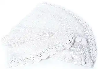 Walmart Half Circle Handwoven 100% Cotton Bathroom Rug- 22x42 White offer