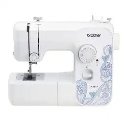Walmart Brother LX3817 17-Stitch Portable Full-Size Sewing Machine, White offer