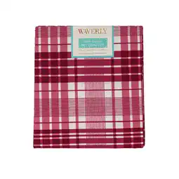 Walmart Waverly Inspirations, 100% Cotton, Sewing & Crafting, Plaid Cranberry, Fat Quarter, Prints, 21 x 18 offer