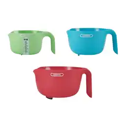 Walmart Farberware Professional 3 pc Mixing Bowl, Colander, Measuring Cup Set offer