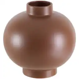 Walmart Beautiful Cognac Ceramic Vase by Drew Barrymore, 7.5 x 7.5 x 7.5 offer
