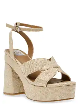 Walmart DV Dolce Vita Women's Waylan Platform Raffia Sandal offer