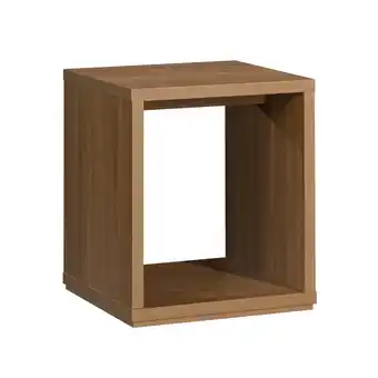 Walmart Mainstays Westley End Table, Warm Walnut Finish offer