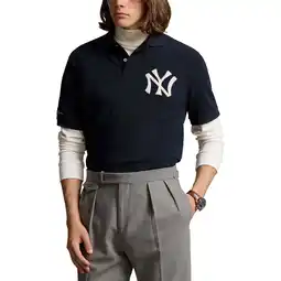 Walmart Men's Polo Ralph Lauren Navy New York Yankees Polo offer