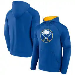 Walmart Men's Fanatics Royal Buffalo Sabres Iconic Defender Raglan Pullover Hoodie offer