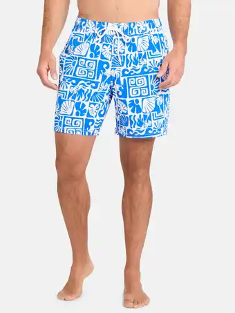 Walmart George Men's Elastic Waist Swim Trunks, 7 Inseam, Sizes S-3XL offer