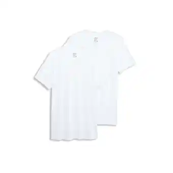 Walmart Jockey Men's Made in America 100% Cotton V-Neck Undershirt - 2 Pack offer