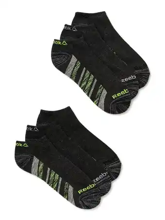 Walmart Reebok Men's Pro Series Low Cut Socks, 6-Pack offer