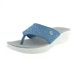 Walmart Bzees Cruise Bright Women's Sandals Blue Size 12 M offer