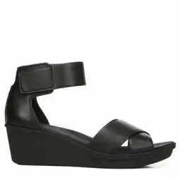 Walmart Naturalizer Women's Riviera Black Wedge Sandals 7W offer