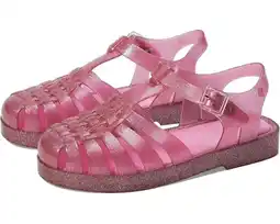 Walmart Mini Melissa Possession Shiny Sandals Kids US 2 Glitter Pink Cutout Ankle KHD158 offer