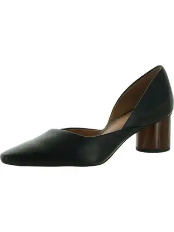 Walmart Sarto Franco Sarto Womens Rita Leather Padded Insole D'Orsay Heels offer