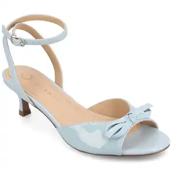 Walmart Journee Womens Jennifer Kitten Heel Ankle Strap Open Toe Dress Sandals offer